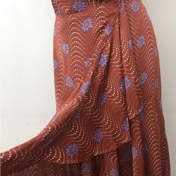 SALE! by Anthropologie -beautiful simple summer wrap dress XS - Picture 9 of 13
